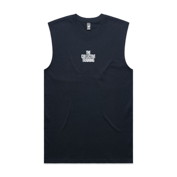 T/C/T Sleeveless tee athlete 25 - white print Thumbnail