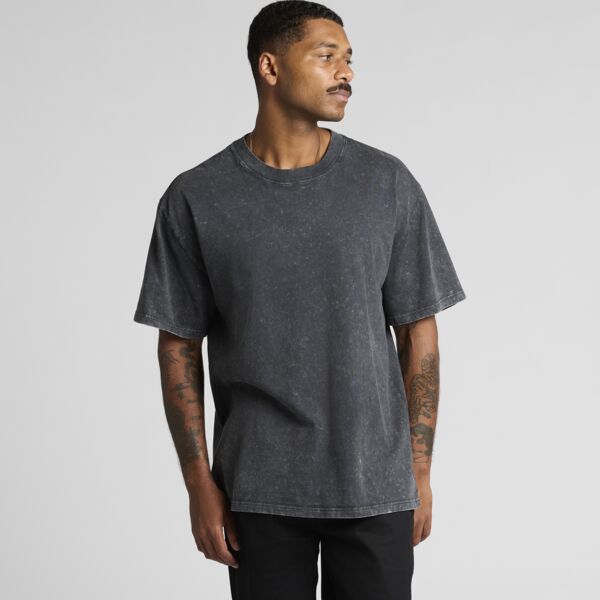 AS Colour Mens Stone Wash Heavy Tee Thumbnail